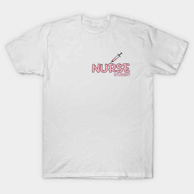 Nurse Student Red T-Shirt by MedicineIsHard